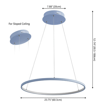 Brice Modern Contemporary Iron Integrated LED Pendant